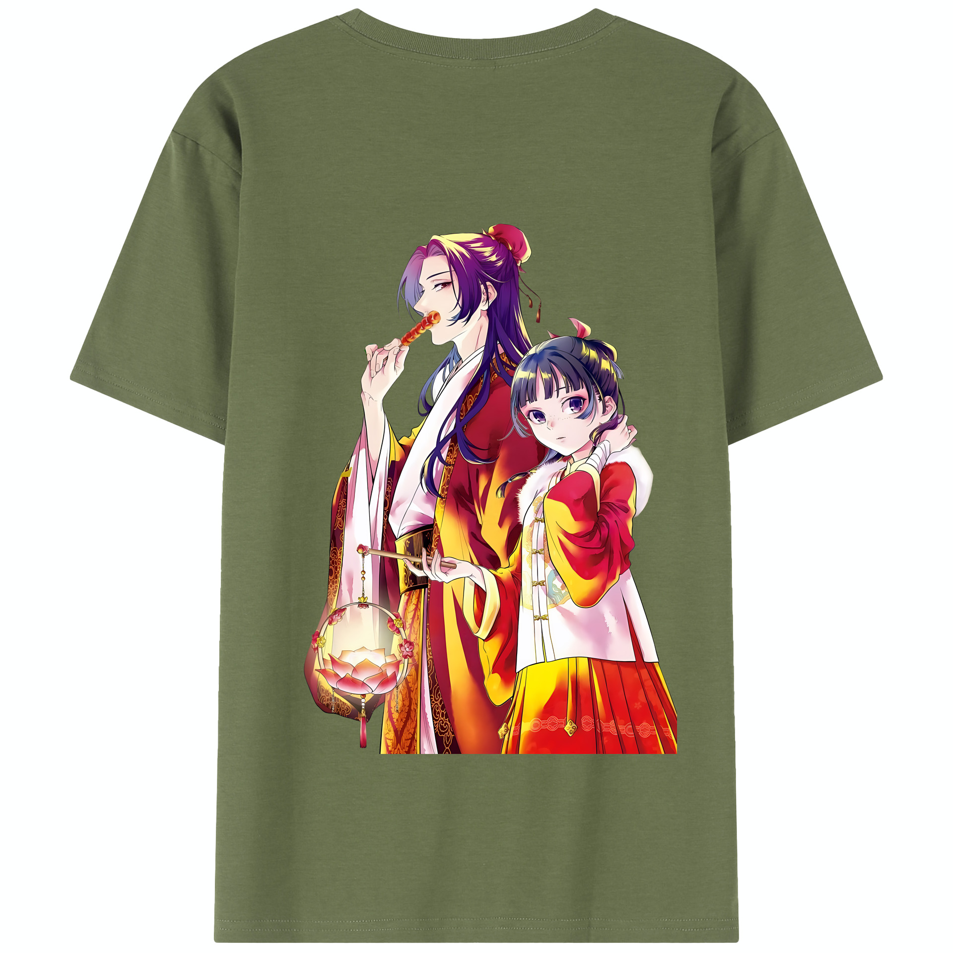 （画像用） 薬屋のひとりごと The Apothecary Diaries 綿100％半袖Tシャツ（背面プリント）